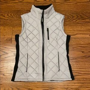 Andrew Marc Vest gray size small.